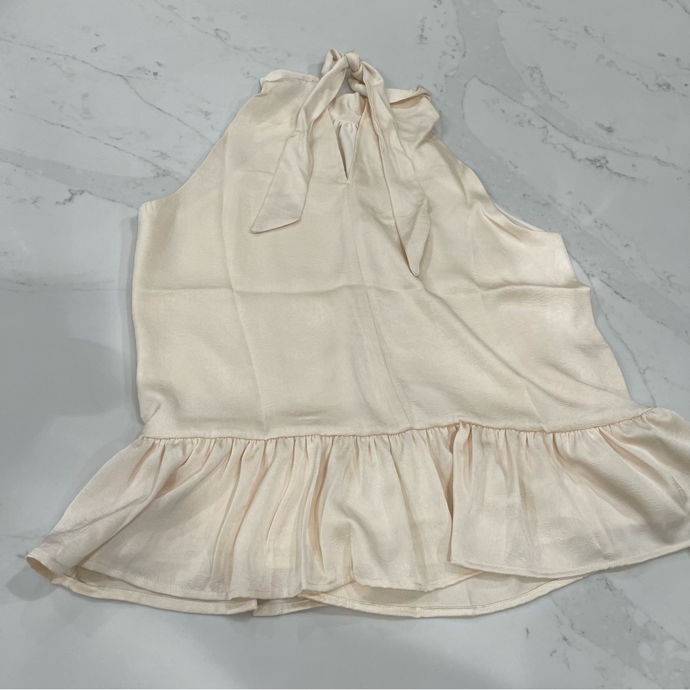 NWT Strut & Bolt for Vici cream halter top with tie - Picture 10 of 16